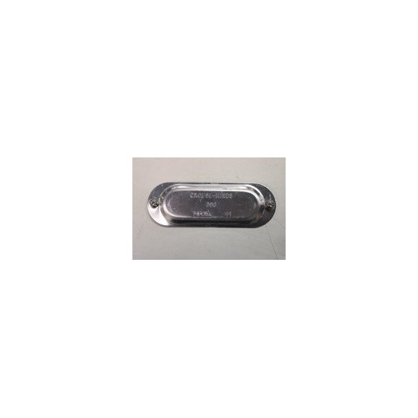 Crouse-Hinds Conduit Bodies, 1-1/2'', Sheet Aluminum, Mark 9, Blank, Screw - 590G