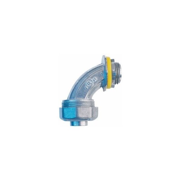 Eaton Conduit Fittings 90 Degree Corner Angle Bracket, 1'', Die-Cast Zinc, Non-Insulated Throat, 90D - LT10090DC