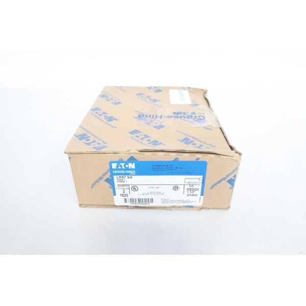 Crouse Hinds Box Of 2 1-1/2in Conduit Outlet Bodies and Box - LR57 SA
