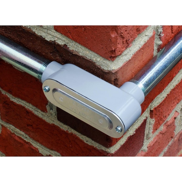 Gampak Sigma Engineered Solutions ProConnex 1-1/2 in. D Die-Cast Aluminum Conduit Body For Rigid/IMC 1 pk - 02-55645LB