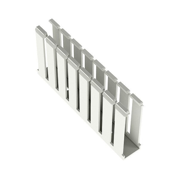 Panduit Base Wiring Duct, White, 72 in. L - G1X4WH6