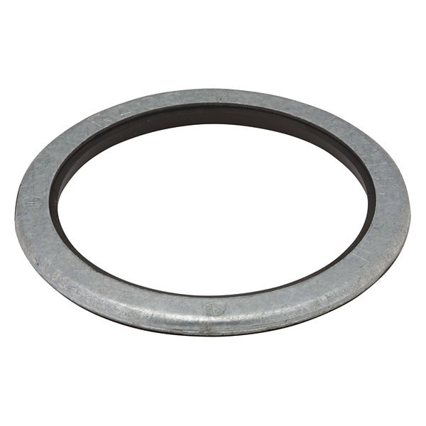 Raco Conduit Fitting Reducing Washer, 1/2 in, Liquid-Tight, Neoprene, Zinc Plated - 2452