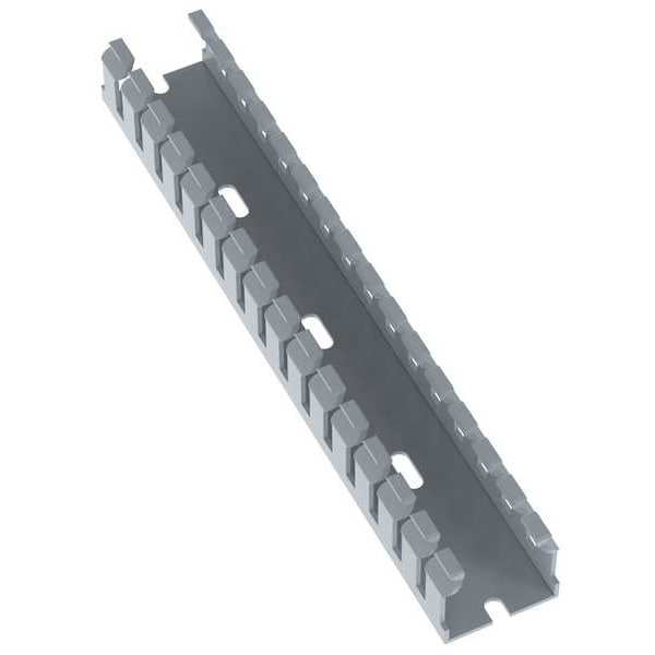 Panduit Wire Duct, Narrow Slot, Gray, 1.26 W x 1 D - F1X1LG6