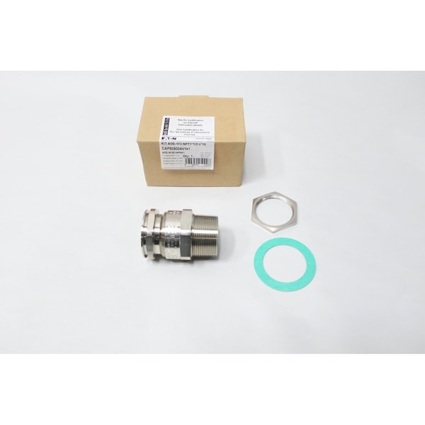 Crouse Hinds Conduit Fitting Locknut, Brass, Nickel Plated - ADE1N1501NPNK1