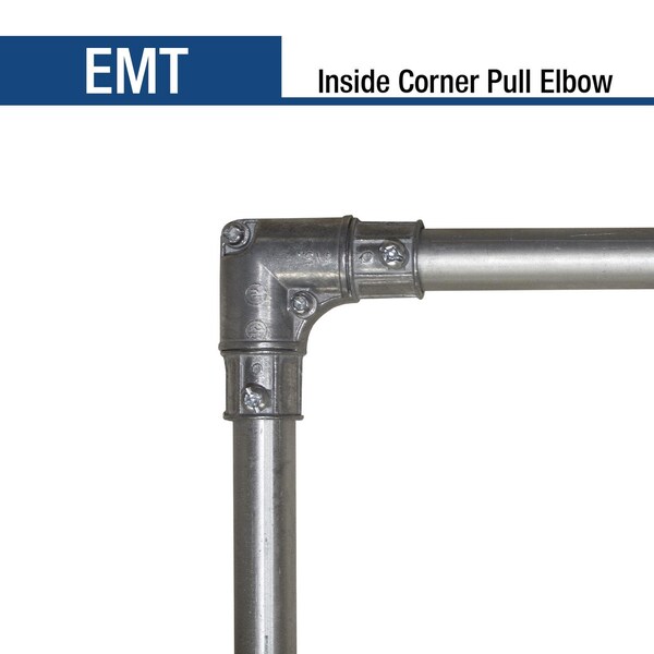 Gampak Sigma Engineered Solutions ProConnex 3/4 in. D Die-Cast Zinc Corner Elbow For EMT 1 pk - 49592