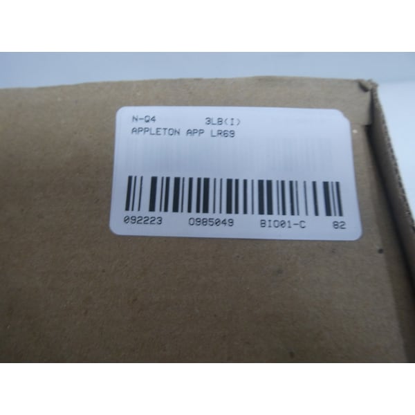 Appleton Electric ALUMINUM LR 2IN CONDUIT OUTLET BODIES AND Box - APP LR69