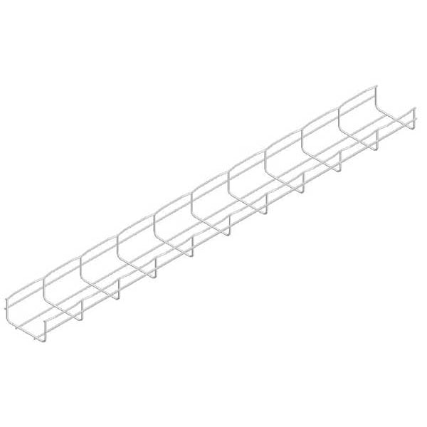 Cablofil Wire Mesh Cable Tray, 22 lb Capacity, Steel, Zinc Plated - CF54/100EZ