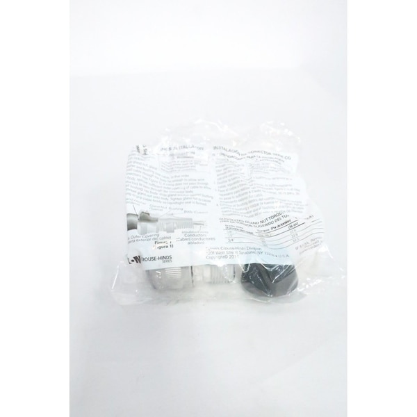 Crouse Hinds Box Of 10 Straight Body Male Cord/Cable 1in Conduit Fitting - CGB395 SA