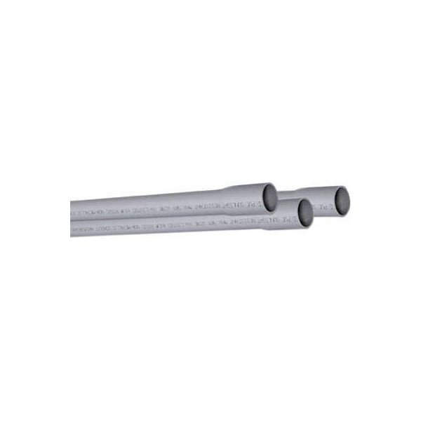 Allied Tube & Conduit Non-Metallic Conduit, Schedule 40, 2 in Trade Size, 10 ft, PVC - 8108