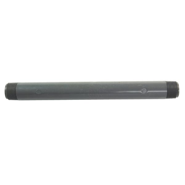 B & K B&K Schedule 80 1/2 in. MIP X 1/2 in. D MIP PVC 7 in. Nipple 1 pk - 403-070