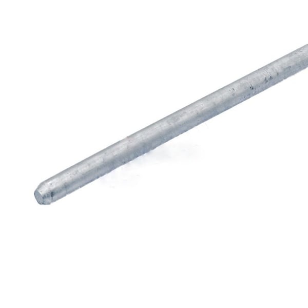 American Imaginations 10 in. Galvanized Steel Silver Ground Rod - AI-36581