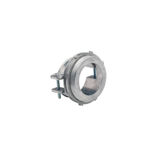 Bridgeport Conduit Fittings, 1-1/2'', Ball Burnished Mirror Smooth Die-Cast Zinc, 2-Screw Strap, Non-Insulated - 685-DC2