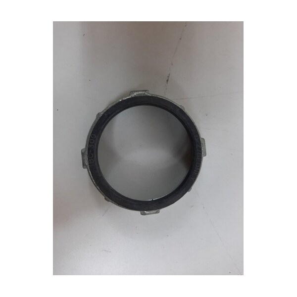 O-Z/Gedney Bushings/Knockout Seals/Locknuts, 3'', Zinc Electroplated Malleable Iron, Thermoplastic Insulated T - IBC-300