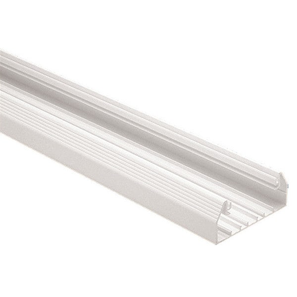 Panduit 10' Raceway Base for T-70C, Screw-On, PVC, White - T70BWH10