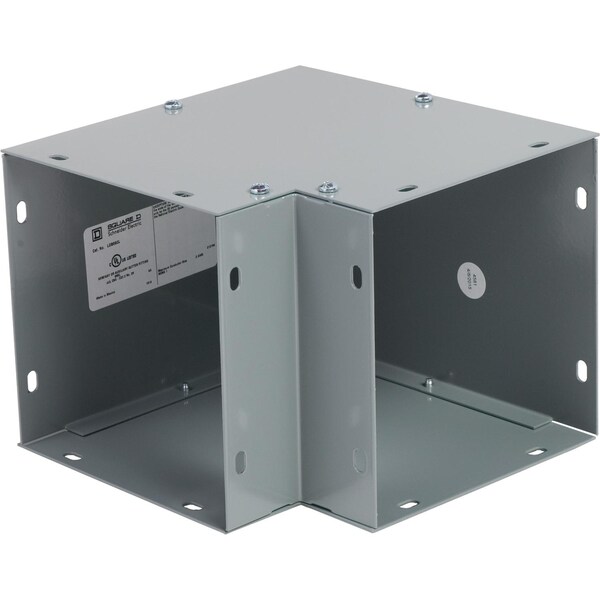 Square D Wireway, Square-Duct, 6 inch by 6 inch, 90 degree elbow, N1 paint, NEMA 1 - LDB690L