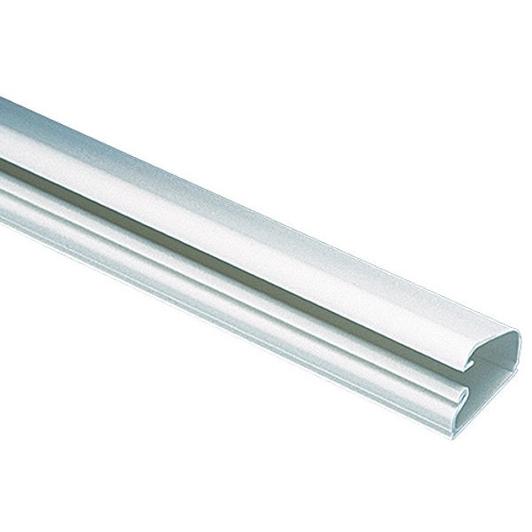 Panduit Base Raceway, LD5 Series, 1 Channel, 0.77 in W, 0.46 in H, 6 ft L, Black, 6 PK - LD5BL6-A