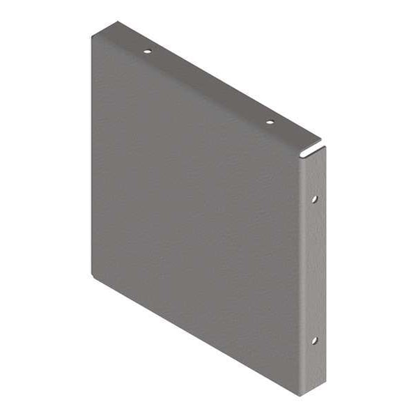 Nvent Hoffman Wireway Closure Plate, 1 Type, NEMA 1 Rating, Steel, Painted - F1212GCPNK