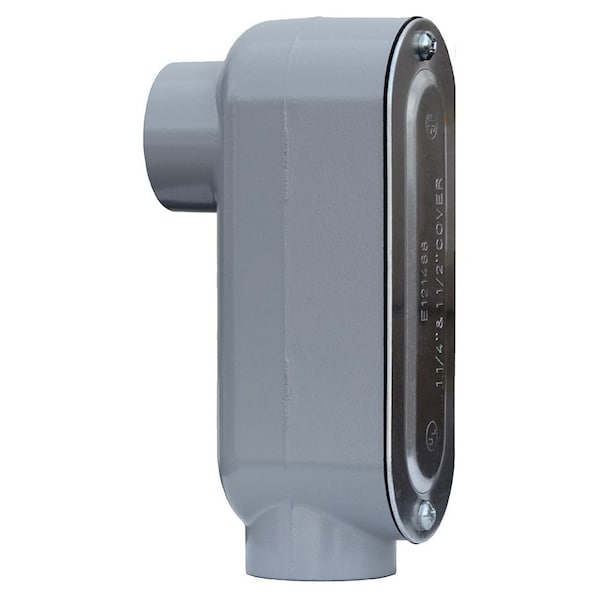 Dottie L.H. Dottie 4'' LB Threaded Conduit Body w/ Cover & Gasket - LB400CG