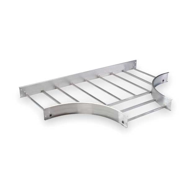 Cope Horizontal Tee, 100 lb, 75 lb Capacity, Aluminum, Aluminum - 248-18FT-24