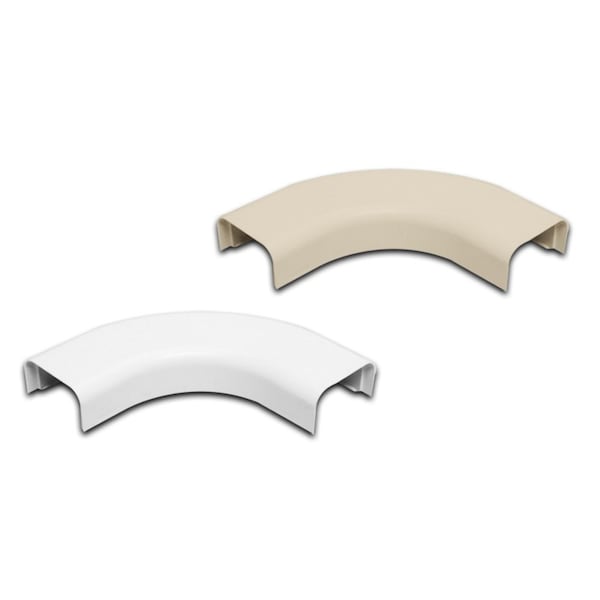 Quest Technology International Right Angle Raceway Accessory - 1-1/2'', Beige, 12 Pk - FRA-33424