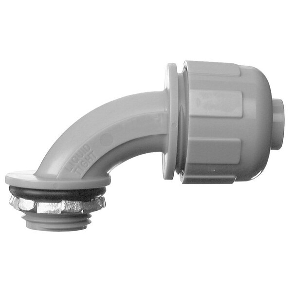 Halex Conduit Fitting Connector, 1 in, Liquid-Tight, PVC, PVC Coated - 97693