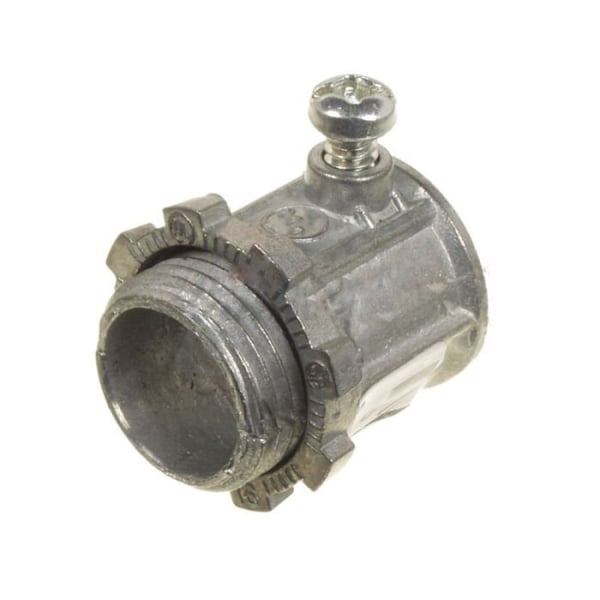 American Imaginations EMT Connector, Steel, Galvanized - AI-36622
