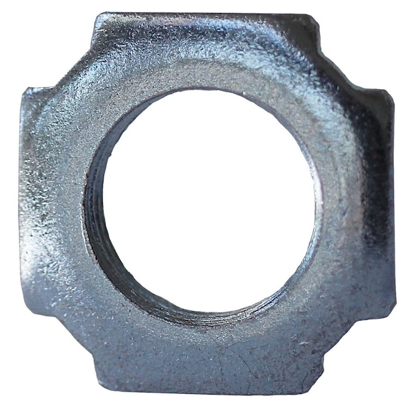 Dottie Conduit Fitting Locknut, 3/8 in, Threaded, Steel, Zinc Plated - LN38