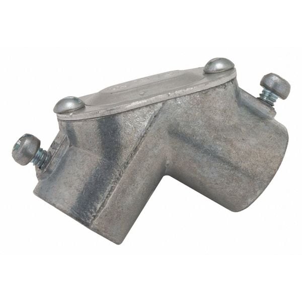Raco EMT Grounding Connector, 3/4 in, Die Cast Zinc, Zinc Plated - 2753
