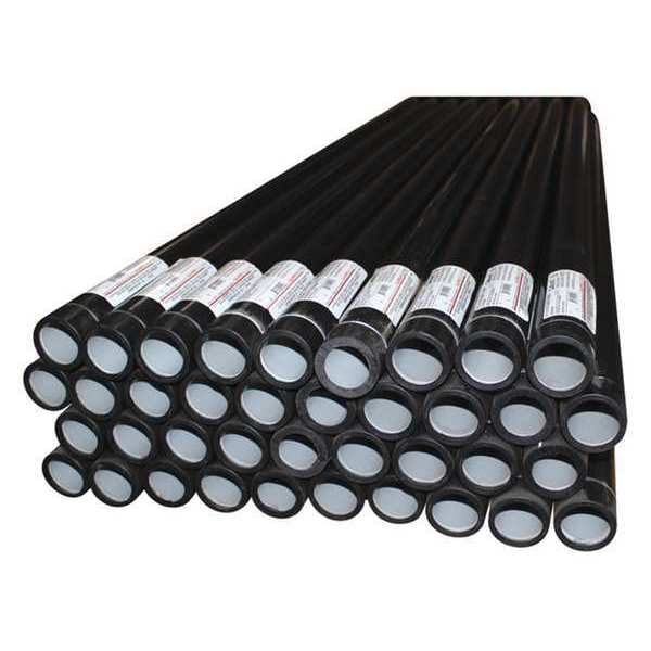 Calbond RMC Metallic Conduit, 3/4 in Trade Size, 10 ft, Steel, PVC Coated, Black - PV0710CT00