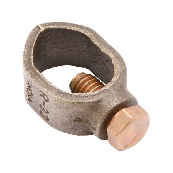 Burndy Ground Rod Clamp, 10AWG, 1.7In, PK5 - GRL5