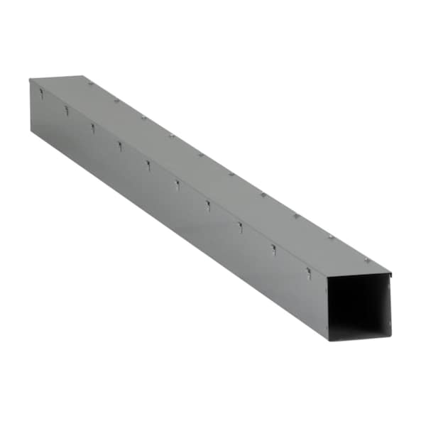 Square D Wireway, Square-Duct, 8 inch by 8 inch, 10 feet long, hinged cover, N1 paint, NEMA 1 - LDB810