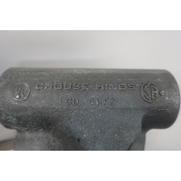 Crouse Hinds Condulet Female Hub W/ Drain 1In Conduit Outlet Bodies And Box, 2PK - EYD3 SA