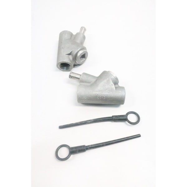 Crouse Hinds Condulet Female Hub W/ Drain 1In Conduit Outlet Bodies And Box, 2PK - EYD3 SA