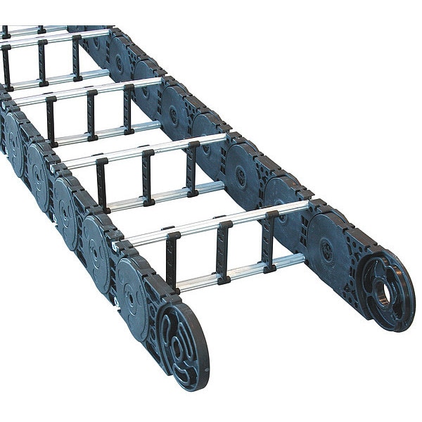 Kabelschlepp Varitrak MC, Open, Nyln/Alum, W11.34In, L5Ft - MC0950-10.00-RS-170-3V5
