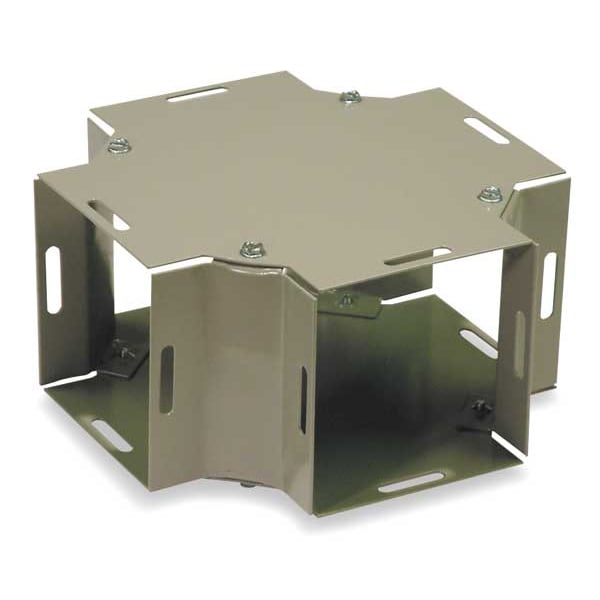 Wiegmann Wireway Cross, 1 Type, NEMA 1 Rating, Steel, Powder Coated - X0404