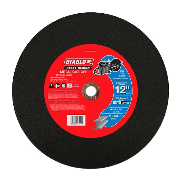 Diablo Steel Demon 12" Metal High Speed Cut - DBDS12125G01F