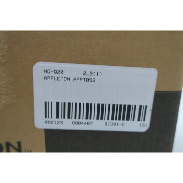 Appleton Electric ALUMINUM TB 1-1/2IN CONDUIT OUTLET BODIES AND BOX - APP TB59