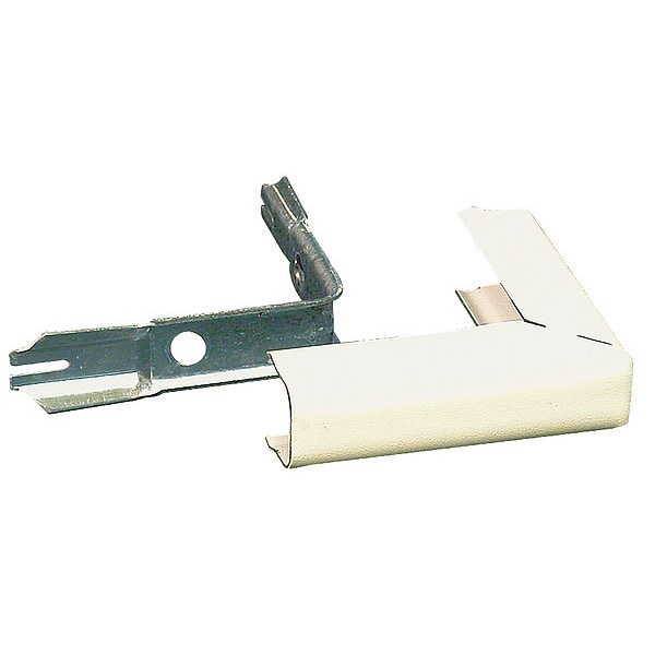 Legrand External Elbow Raceway, 700 Series, 1 Channel, 3/4 in W, 0.66 in H, 2-3/4 in L, Ivory - V718