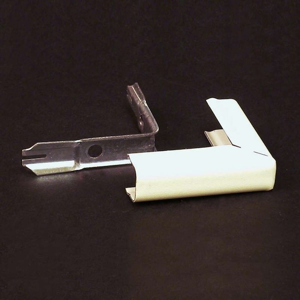 Legrand External Elbow Raceway, 700 Series, 1 Channel, 3/4 in W, 0.66 in H, 2-3/4 in L, Ivory - V718