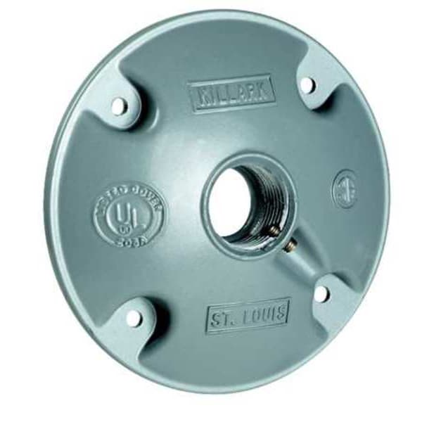 Hubbell Killark Hub Cover, 1/2 Hub Size, Killark VJ Series - VJH-1WW