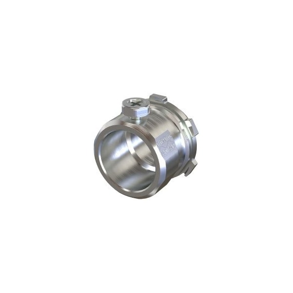 Amfico Connectors, 25PK, 3/4'', Zinc Plated Chromate Solid Alloy Steel, Concrete Tight, Set Screw, EMT Con - SS51US