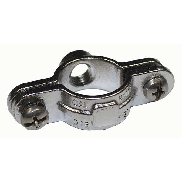 Calbrite Clamp, Conduit; Pipe Use, 3/4 in, 316 Stainless Steel, Polished Brite - S60700SP00