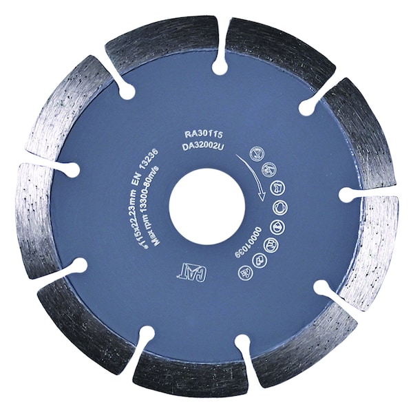 Caterpillar 400 Pro Segmented Universal Building Products Diamond Blade 4 1/2-In - 115mm - DA32002U