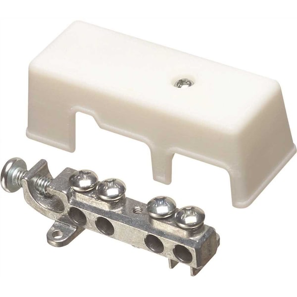 Arlington Industries Zinc Grounding Bridge with Cover - GB5-1