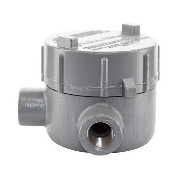 Hubbell Killark Conduit Outlet Body, Aluminum, L - GECLT-3