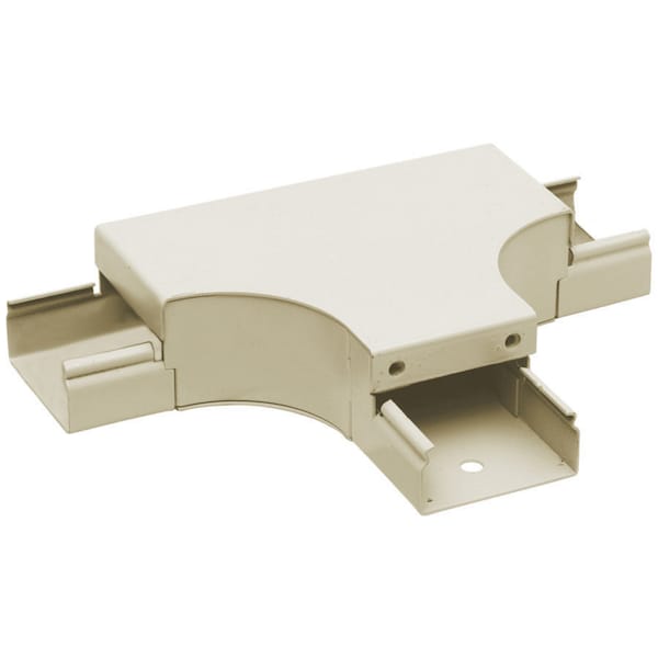 Hubbell Wiring Device-Kellems Metal Raceway, Tee Fitting, HBL2400 Series, Ivory - HBL2415IV