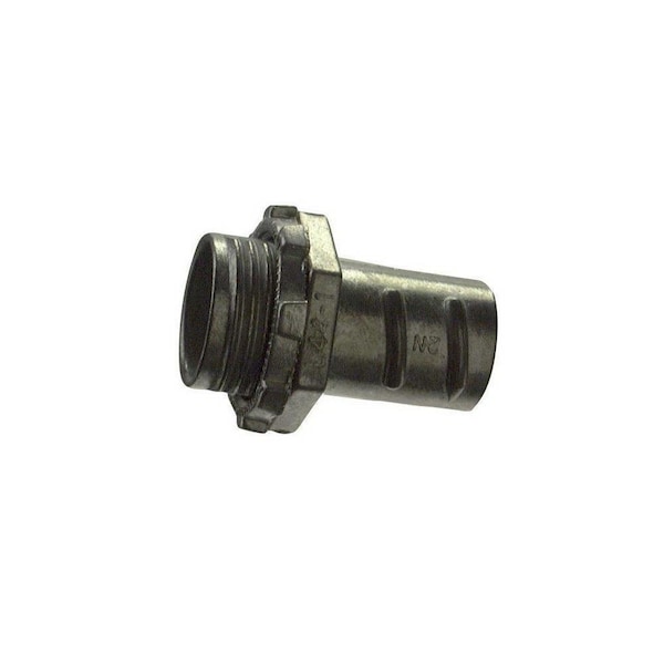 Halex Conduit Fitting Connector, 3/4 in, Screw-in, Die Cast Zinc - 20442