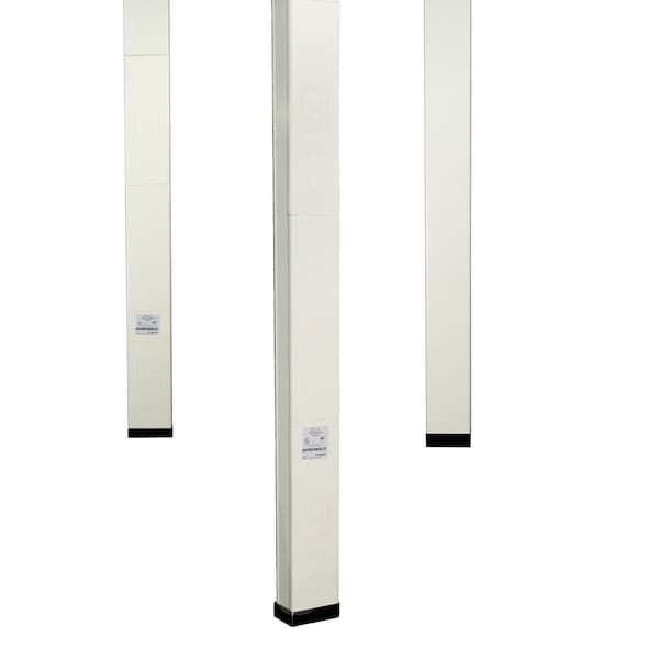 Wiremold Service Pole, 3in., Aluminum - 30TC-412V