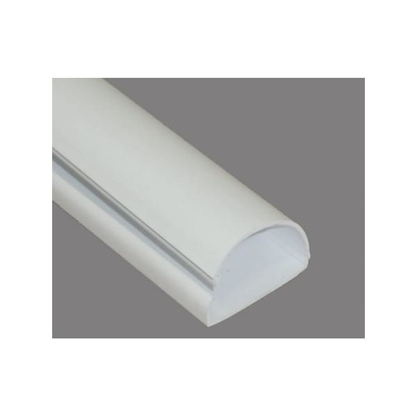 Kable Kontrol Smooth Mould Wall Cord Cover Cable Raceway - 1.22in W x 0.5in H Channel - 40in Long - KKSM-40