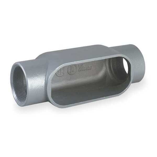 Hubbell Killark Conduit Outlet Body, Iron, 1-1/4 In. - C47